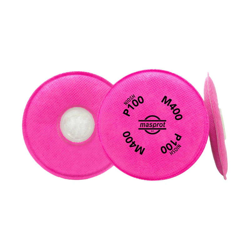 FILTRO PARA POLVO P100 PAR (ROSADO)