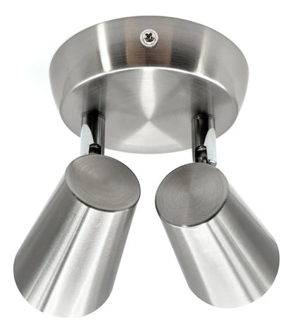 FOCO GU10 METAL X 2 SATINADO