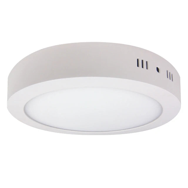 FOCO PANEL LED SOBRE. REDONDO 12W LUZ CALIDA
