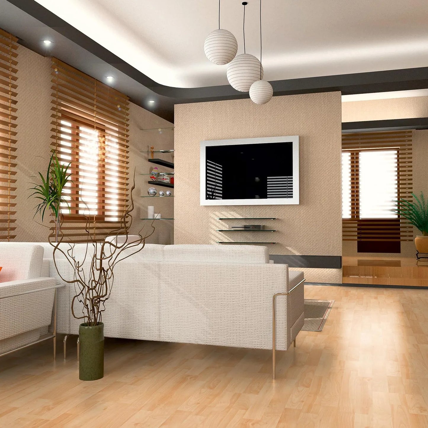 PISO FLOTANTE HAYA NATURAL 6MM 2.921M2 CAJA