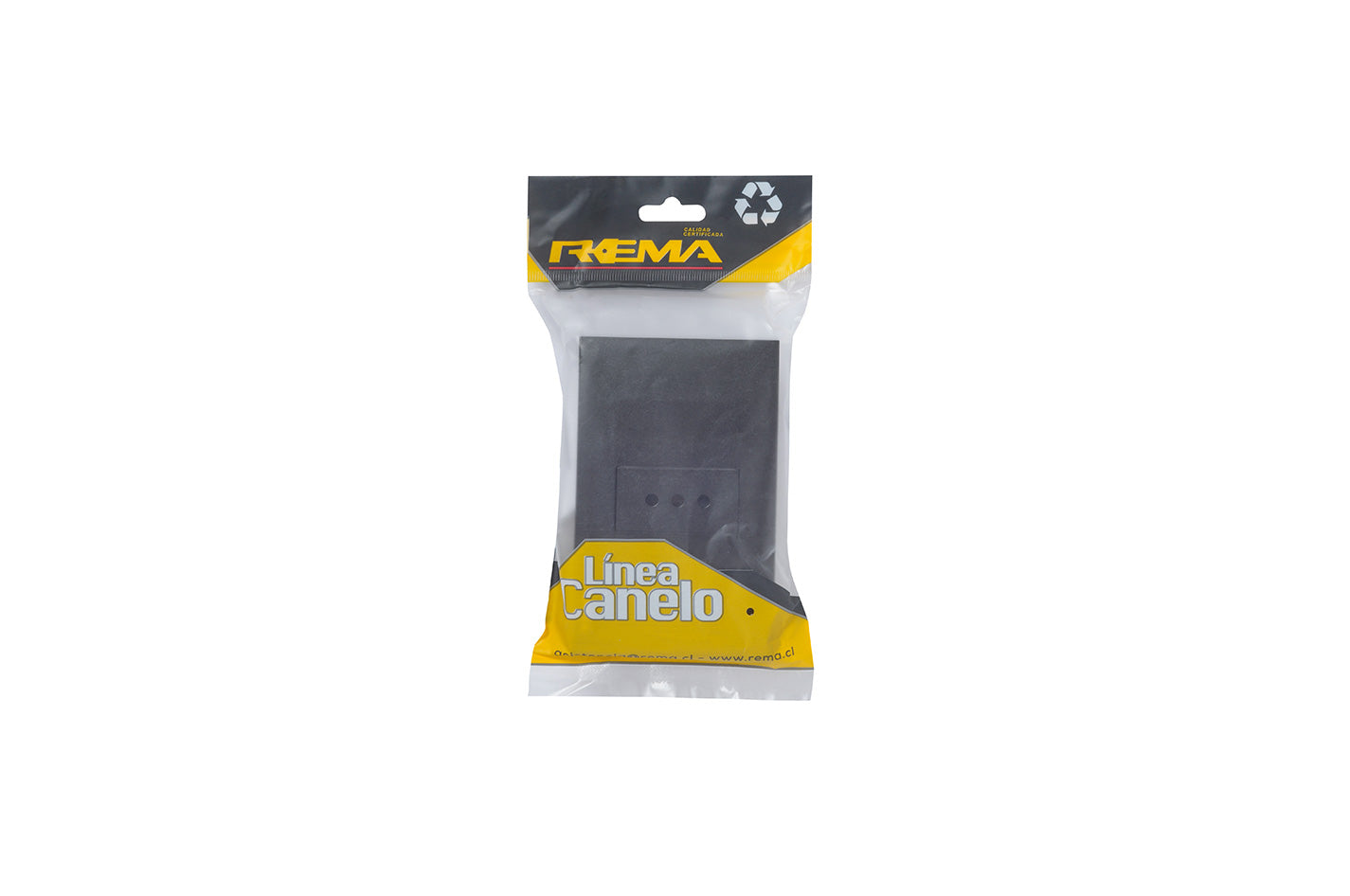 Enchufe Canelo Hembra Triple 10/16A 250V Negro