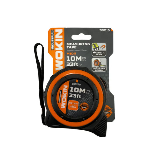 HUINCHA DE MEDIR INDUSTRIAL 10MTS X 25MM WOKIN