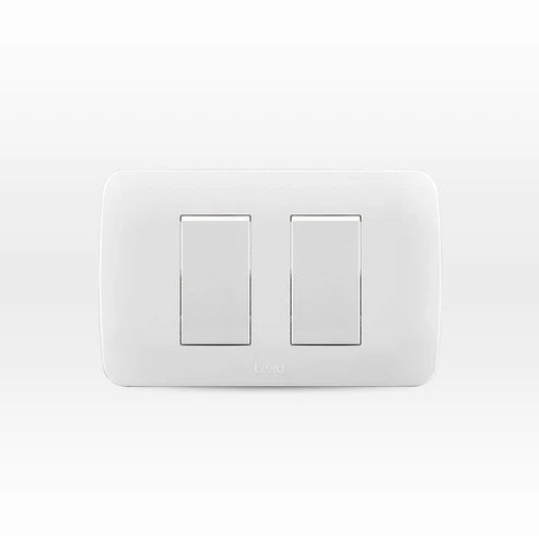 INTERRUPTOR EMB. DOBLE 9/15 10A BLANCO