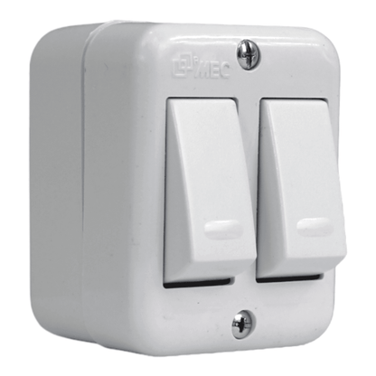 INTERRUPTOR SOB/PUESTO DOBLE 9/15 10A