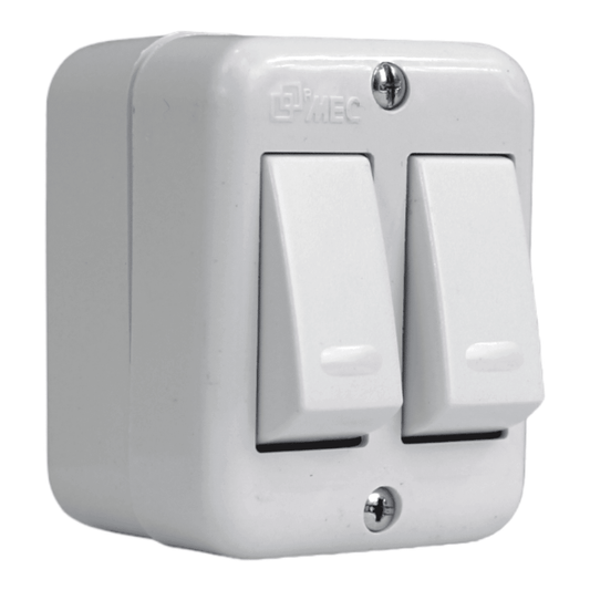 INTERRUPTOR SOB/PUESTO DOBLE 9/15 10A
