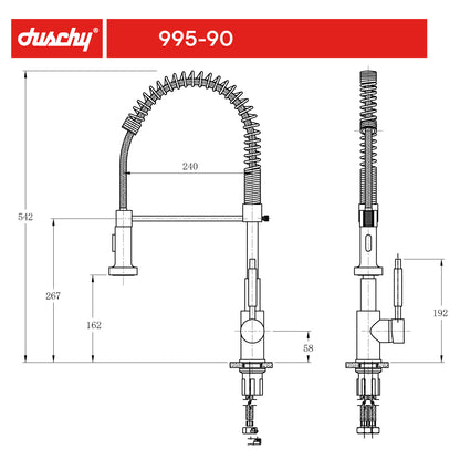 MONOMANDO COCINA EXTRAIBLE DUSCHY