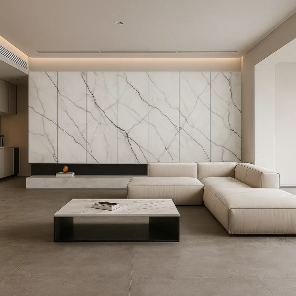 PLACA PVC MARMOL WHITE 1.22 X 2.44