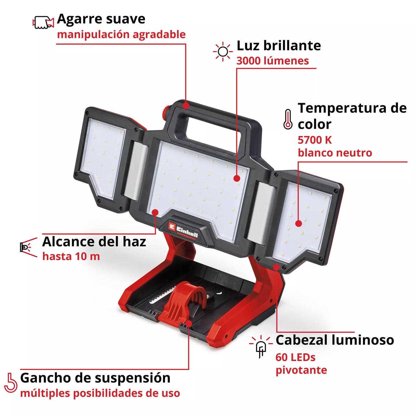 REFLECTOR INALAMBRICO CON TRÍPODE