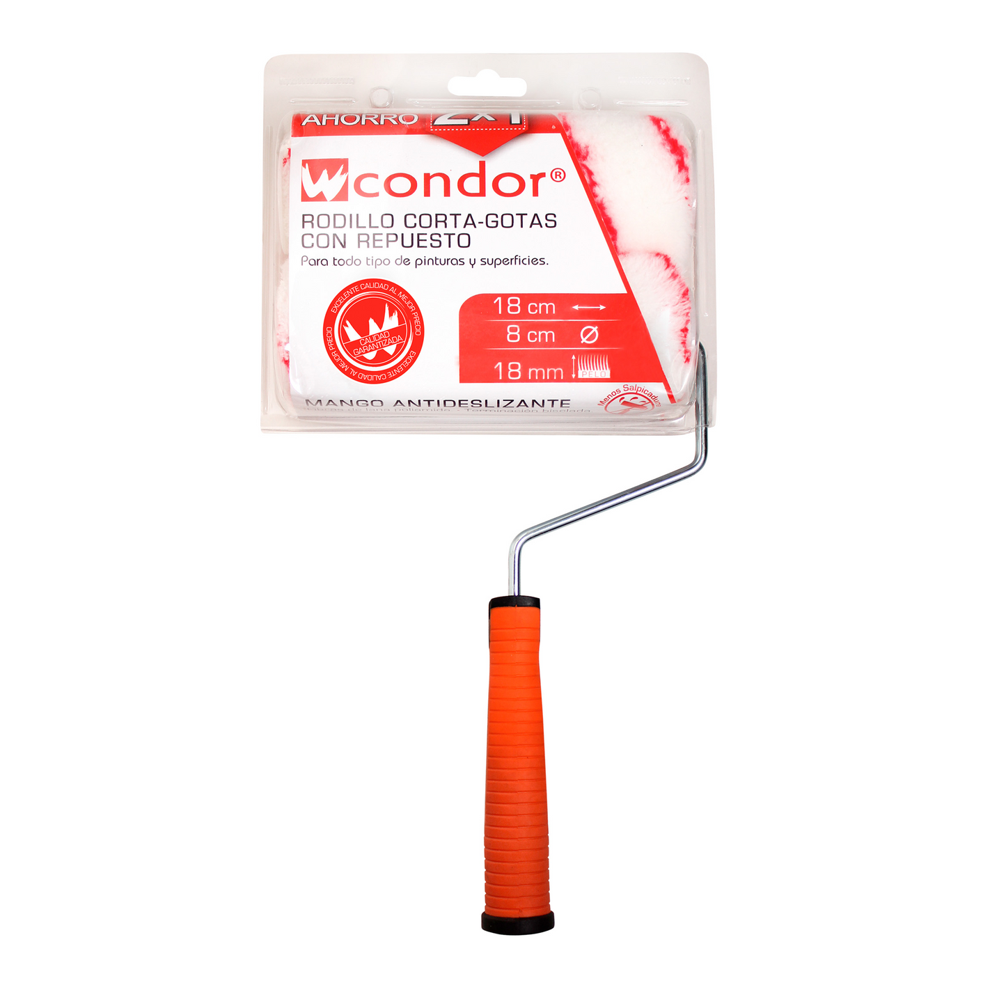 RODILLO CONDOR 18CM CON REPUESTO