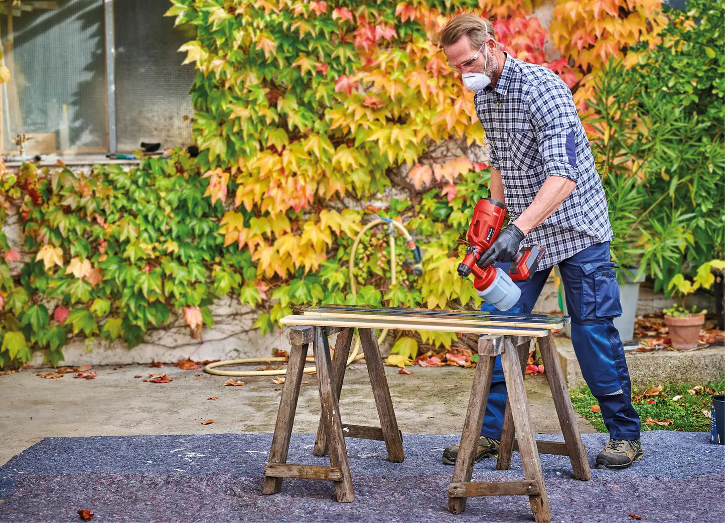 PISTOLA DE PINTAR INALAMBRICA 18V 650ML/MIN EINHELL TC-SY 18/60