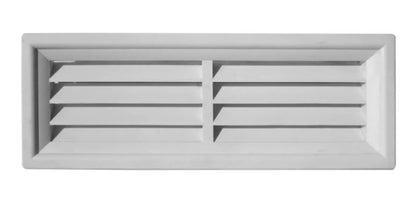 VENTILACION 35X13 BLANCO EMBUTIDO DOBLE PUERTA