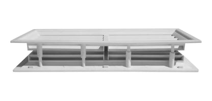 VENTILACION 35X13 BLANCO EMBUTIDO DOBLE PUERTA