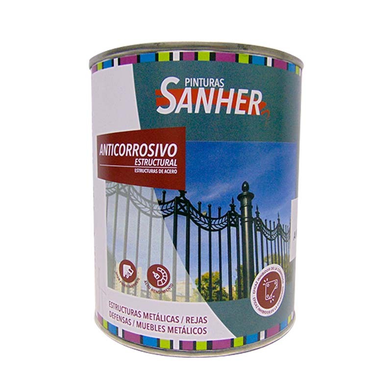 ANTICORROSIVO VERDE 1/4GL SANHER