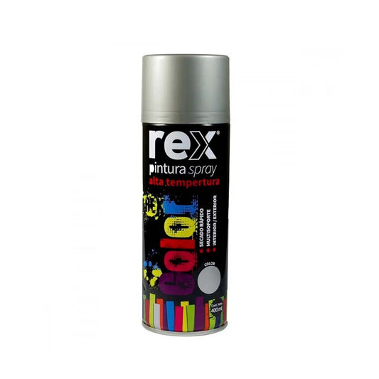 SPRAY ALTA TEMPERATURA ALUMINIO 400ML REX