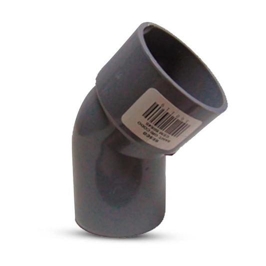 CURVA PVC SANITARIA GRIS 50MM X 45