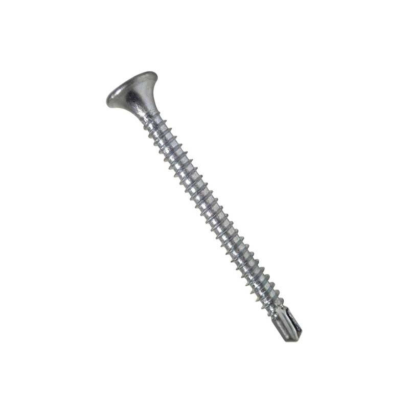 TORNILLO ZINCADO VOLC PUNTA BROCA 1 5/8X6" 100UDS