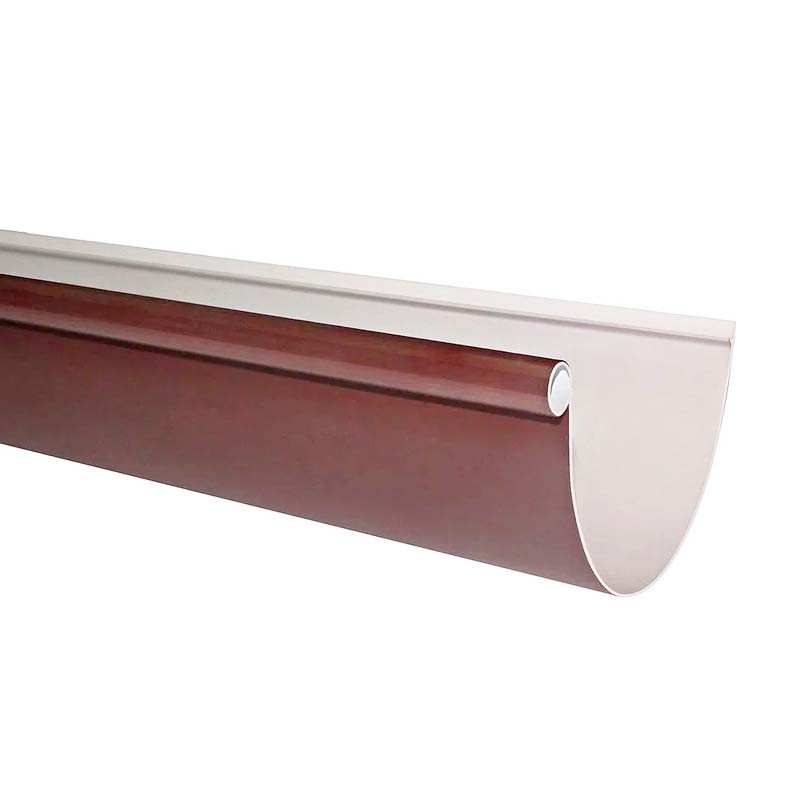 CANALETA DE AGUA MARRON PVC 4MTS