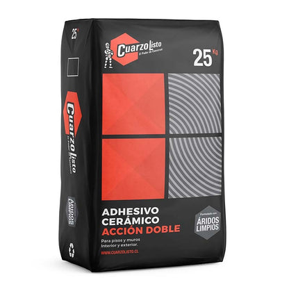 ADHESIVO ACCIÓN DOBLE PORCELANATO 25KG