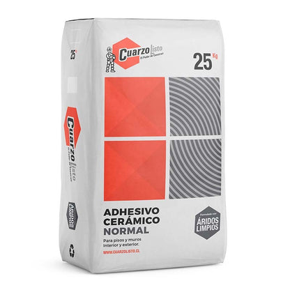 ADHESIVO CERÁMICA POLVO 25KG CUARZOLISTO