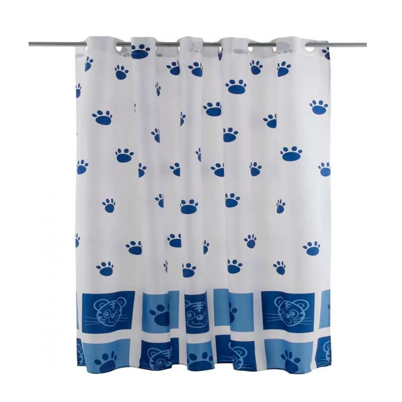 CORTINA POLIESTER CAT BLUE HANGLESS 180x180CM