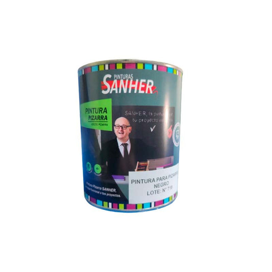 PINTURA PIZARRON 1/4GL SANHER