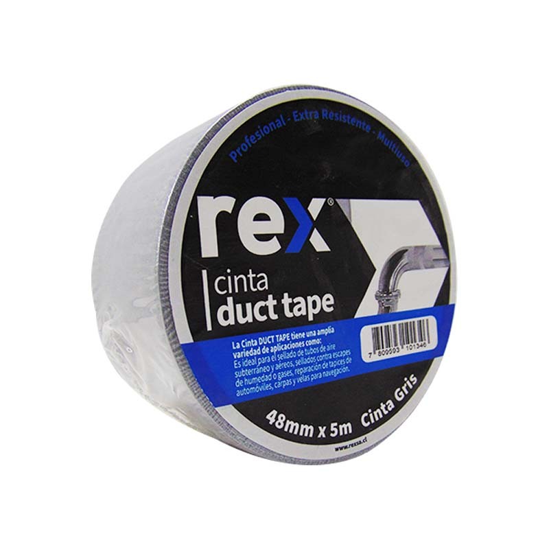 CINTA ADHESIVA PARA DUCTOS 48x5MM GRIS