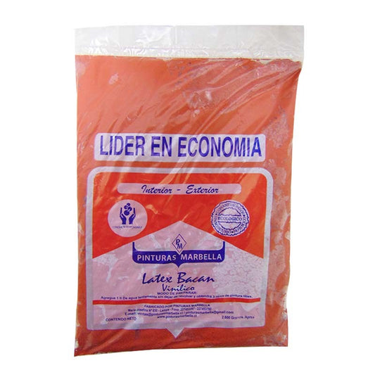 LÁTEX BOLSA ROJO COLONIAL 2.6KG MARBELLA