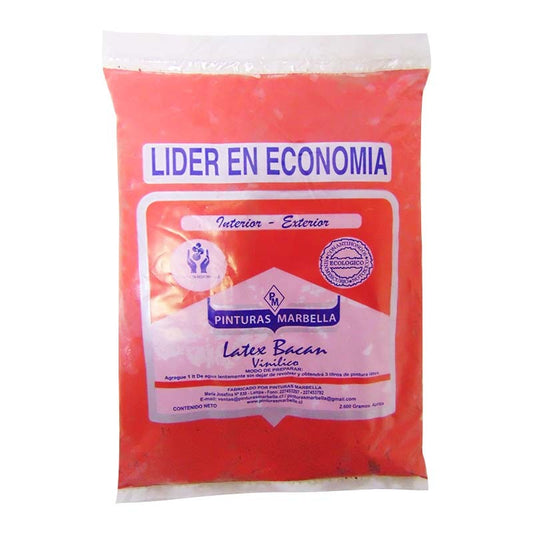 LÁTEX BOLSA ROJO SANDIA 2.6KG MARBELLA