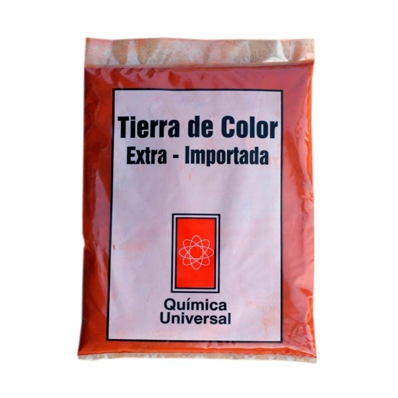 TIERRA COLOR ROJA 1KG QUÍMICA UNIVERSAL