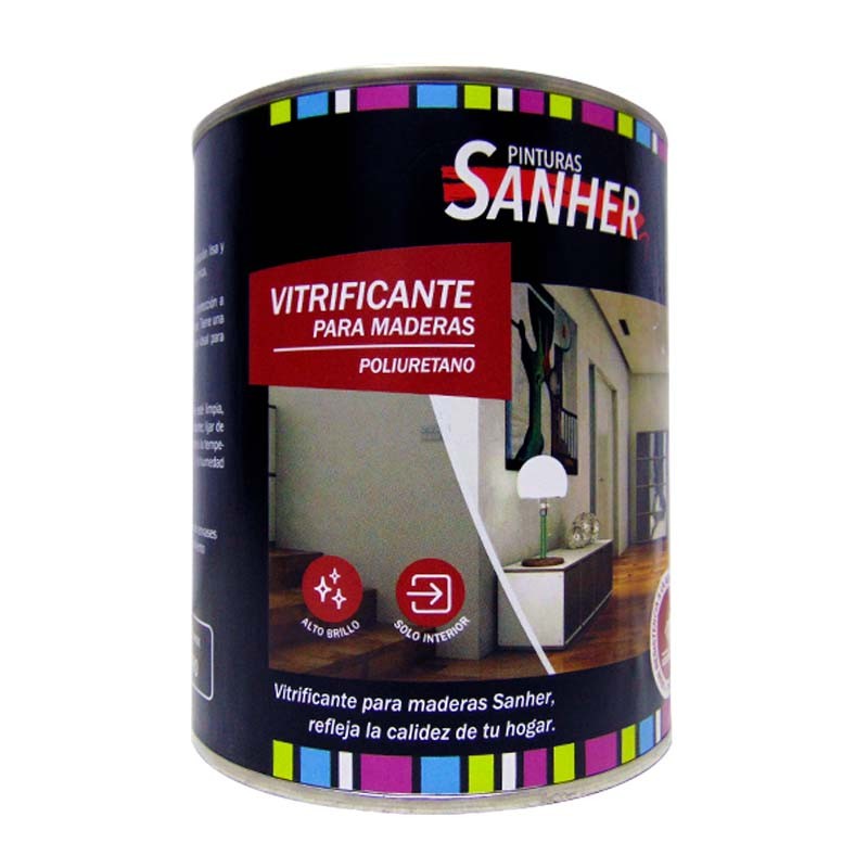 VITRIFICANTE PARA MADERA NATURAL 1GL SANHER